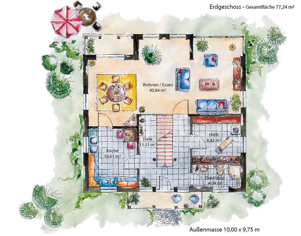 Status Gotland Erdgeschoss